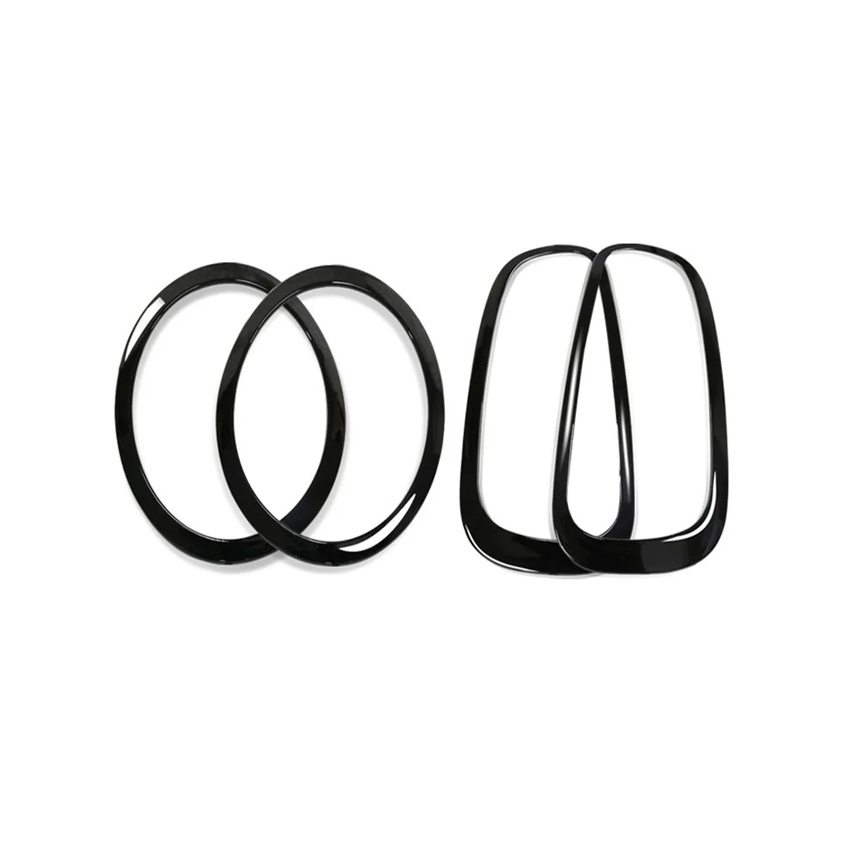 

Car Eyebrow Headlight Taillight Frame Rear Lamp Ring Cover Case Loop Stickers for One S JCW F54