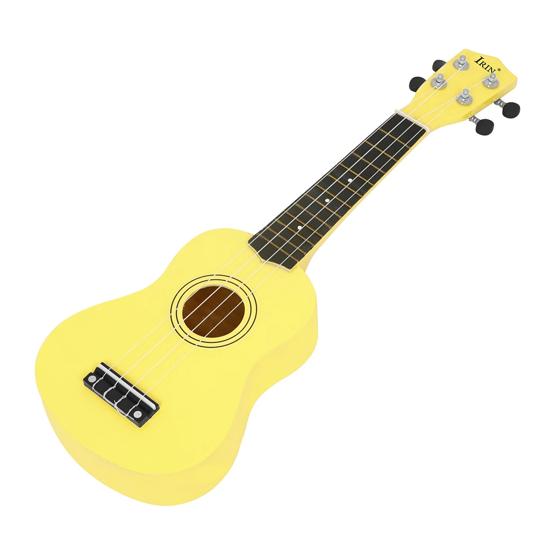 IRIN 21 Inch Ukulele 4 Strings Guitar Yellow Hawaiian Mini Guitarra Basswood Ukulele Stringed Musical Instrument Beginner Gifts