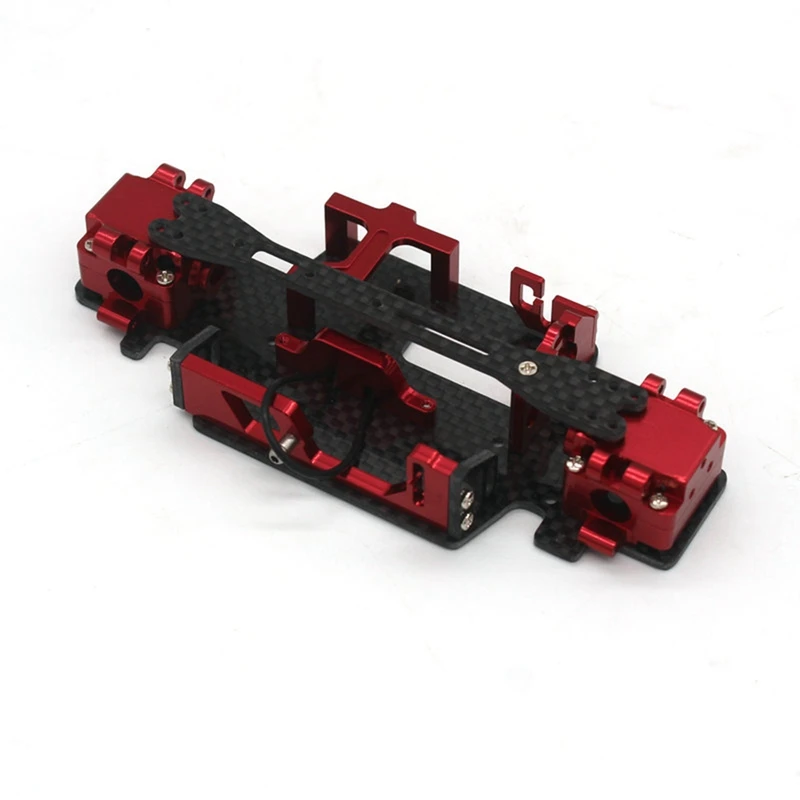 For Wltoys K989 284131 RC 1/28 Mosquito Car Carbon Fiber Chassis Second Floor Battery Compartment Po Parts