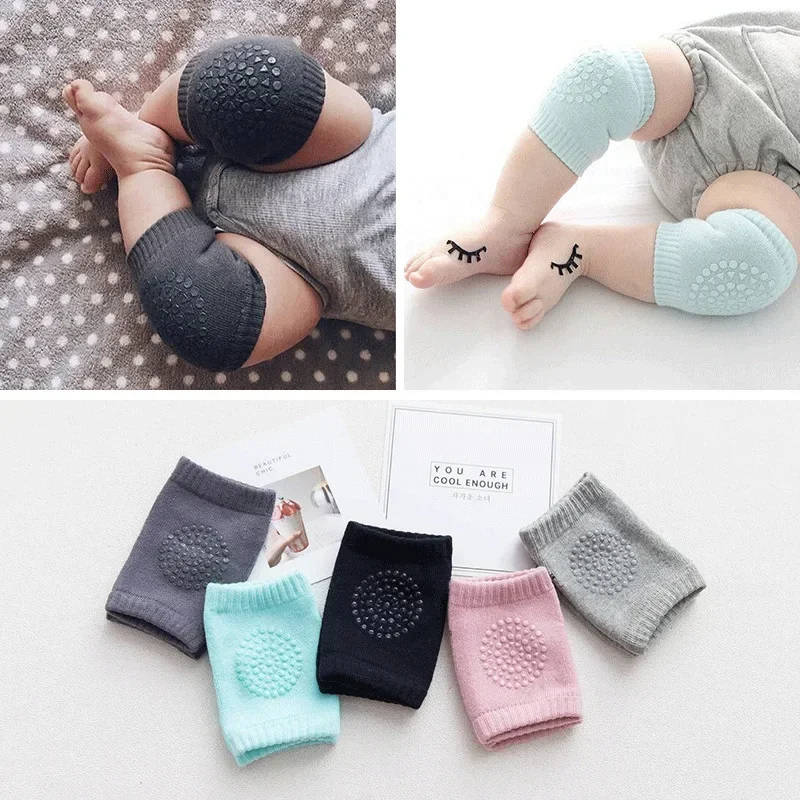 

Baby Accessories Knee Pads Leg Warmer Gaiter Safety Smile Girl Boy Kids Crawling Elbow Kneepad Slips Toddlers Protector Infant