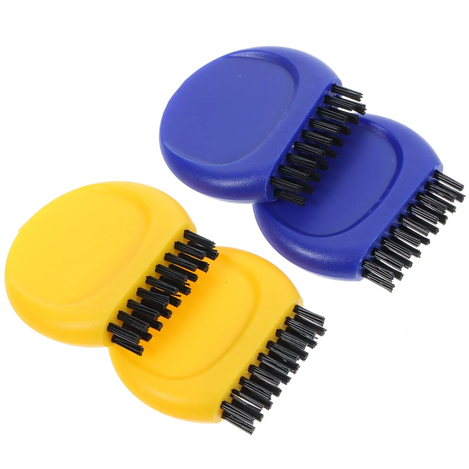 4 Pcs Golf Club Brush Mini Portable Golfs Balls Cleaner 2 Pcs Each Reusable Plastic PP Practice Storage Flexible