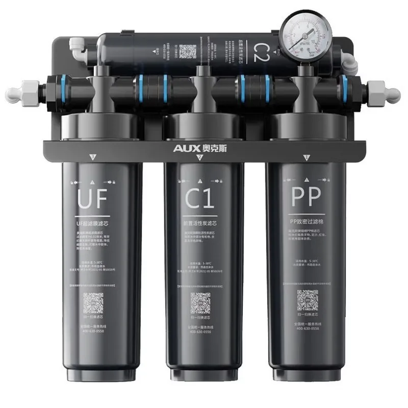 

Коммерческий ультрафильтрационный очиститель воды с двумя выходами, предварительным фильтром для водопроводной воды и функцией сохранения минералов.