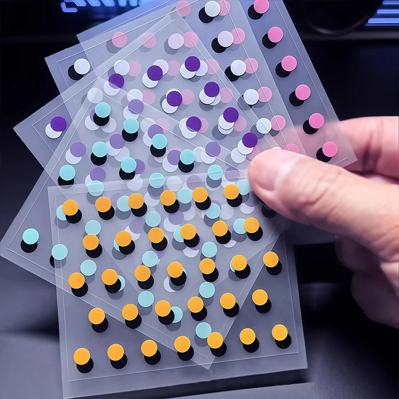 

Shadow effect multi-color optional polka dot design cycling sticker waterproof and sunscreen easy to stick without leaving marks