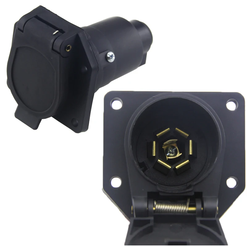American Gauge Seven-core Trailer Connector RV Yacht Power Plug Socket Harness Connector