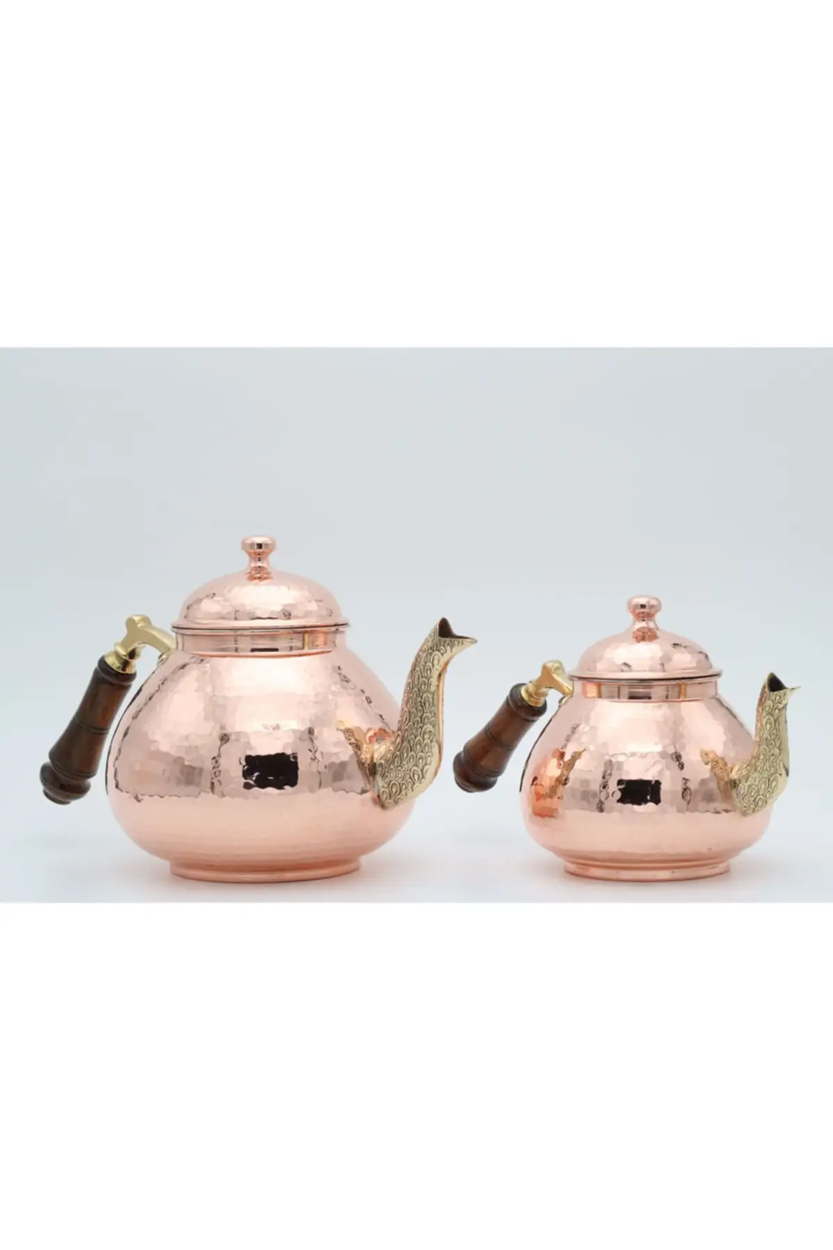 DOLBOVI custom hand tattoo Mega size thick copper teapot Cooper Tea Pots Handmade