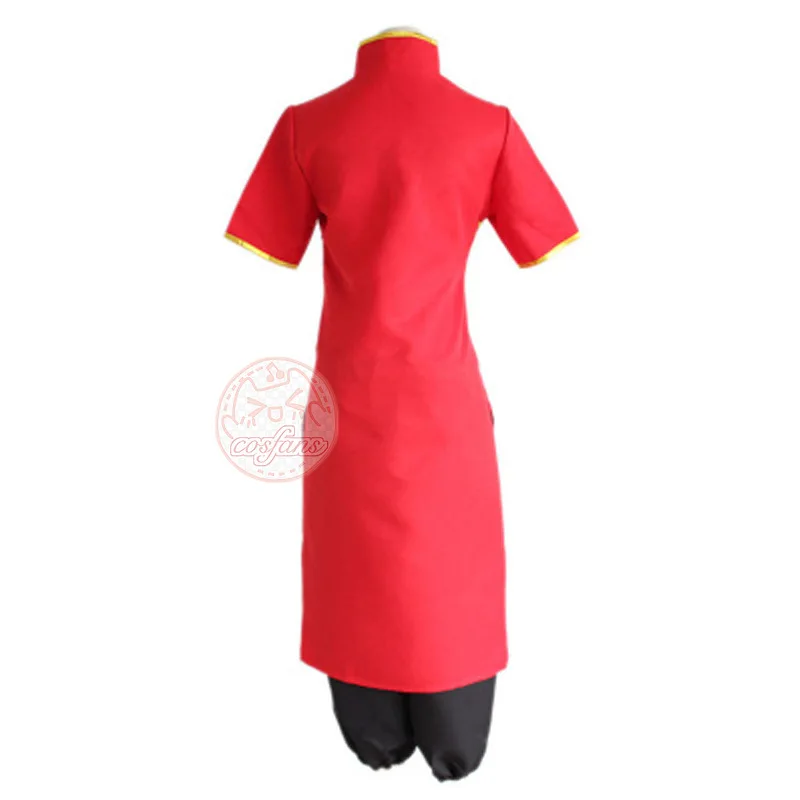 الروح كاجورا تأثيري حلي المرأة انمي ياباني جينتاما كاجورا فستان صيني شعر مستعار تأثيري ملابس الكونغفو شيونغسام وتتسابق