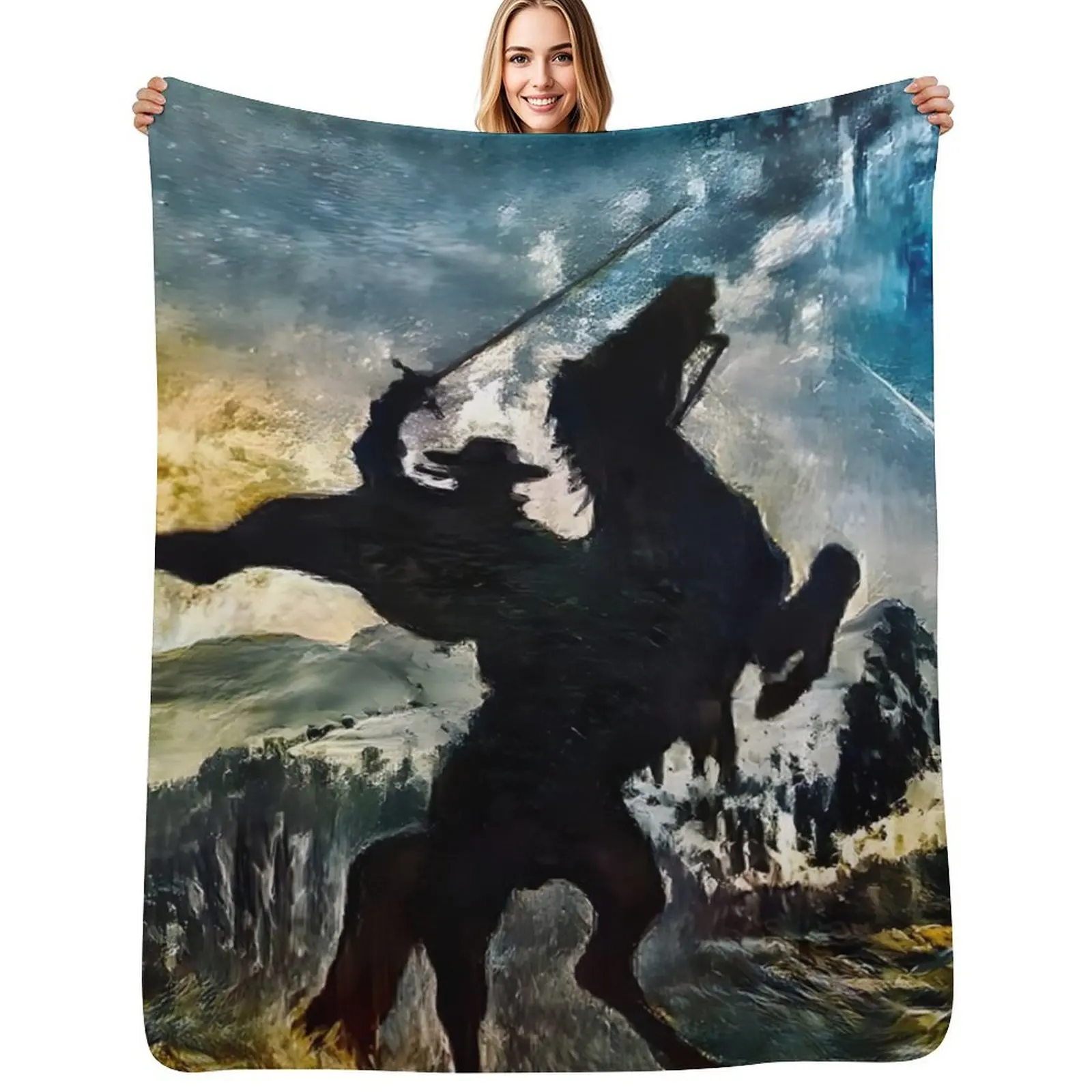 The Legend of Zorro Throw Blanket Year Round Soft Comfortable Blanket for Home