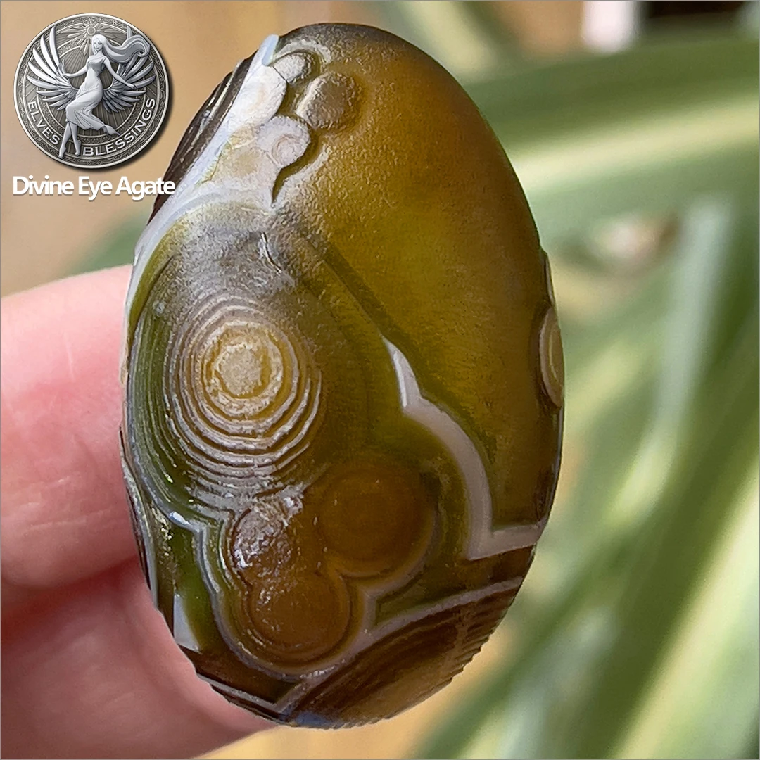 

Natural Stones Jewelry Bead Wishing Agate Rough Stone Pure Natural Colorful Eye Agate for DIY Jewelry Making Rare Gobi Agate