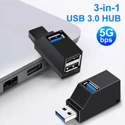 3 Ports USB 3.0 HUB USB Adapter Extender USB Splitter OTG Adapter 5Gbps High Speed U Disk Reader for Laptop Macbook Accessories