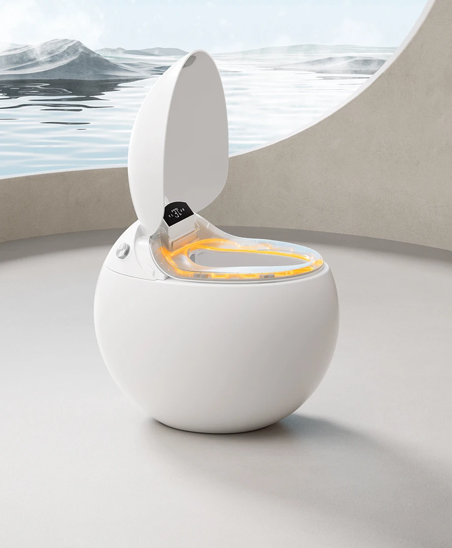 

Mini smart toilet 60cm ultra-short small apartment fully automatic without water pressure limit