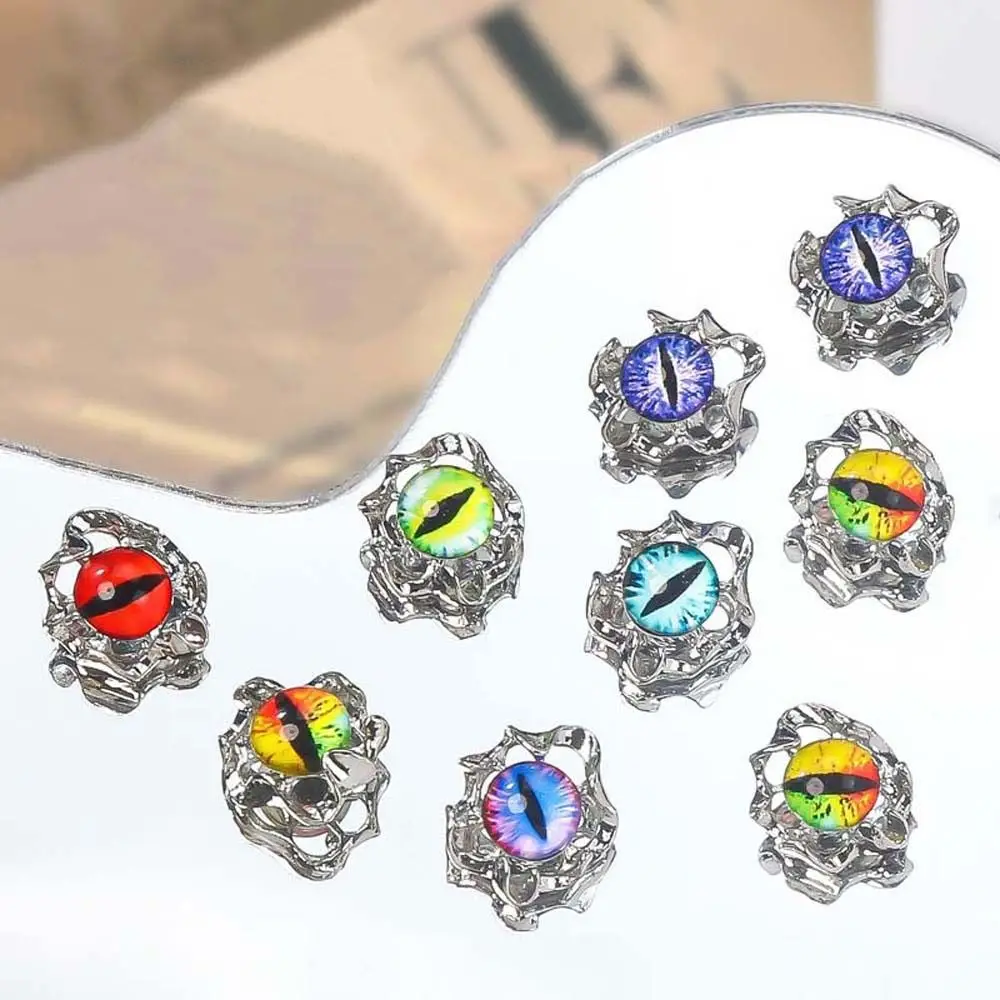 5 ชิ้น/เซ็ตอุปกรณ์เล็บฮาโลวีนปีศาจตกแต่งเล็บฮาโลวีนเล็บ Charms ฮาโลวีนปีศาจเล็บอุปกรณ์เสริม