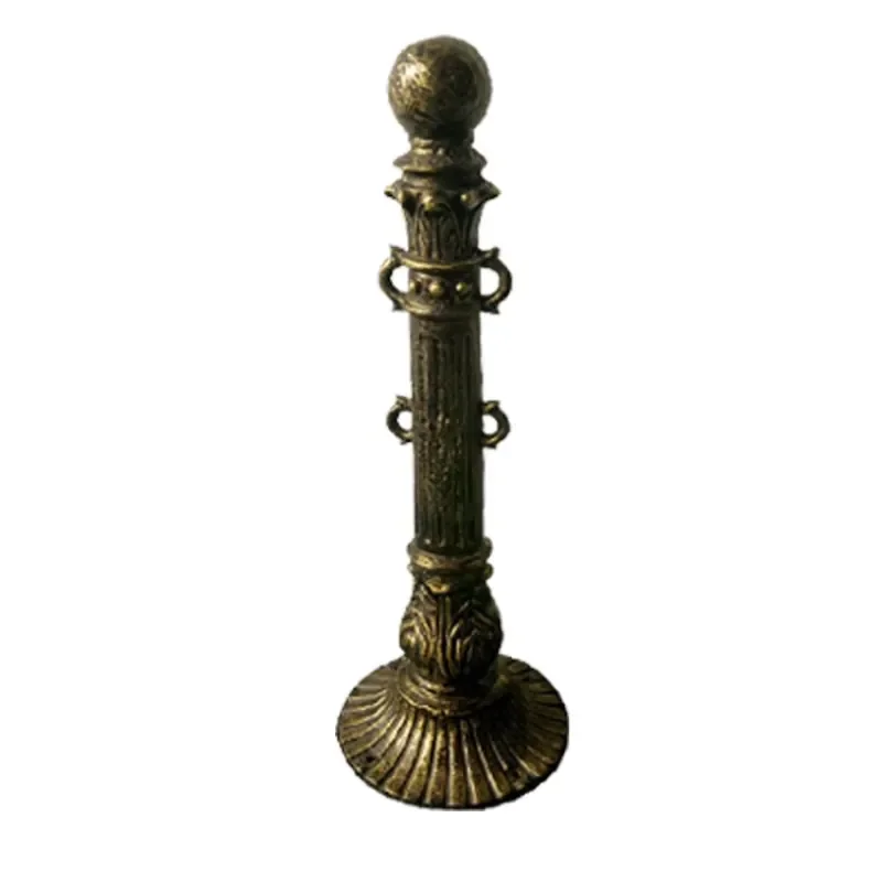 Removable Cast Iron Bollard for Temporary Traffic Control Safety Isolation Locking Mechanism Hot Dipped Galvanized Easily