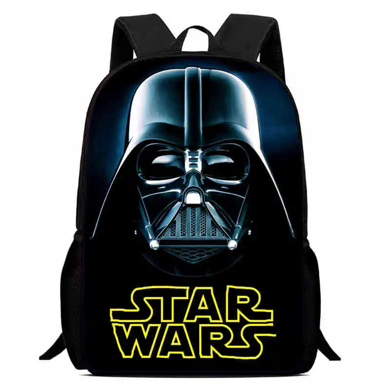 Mochilas de Star Wars para niños y niñas, Mochila escolar ligera de gran capacidad para niños pequeños, Bolsa