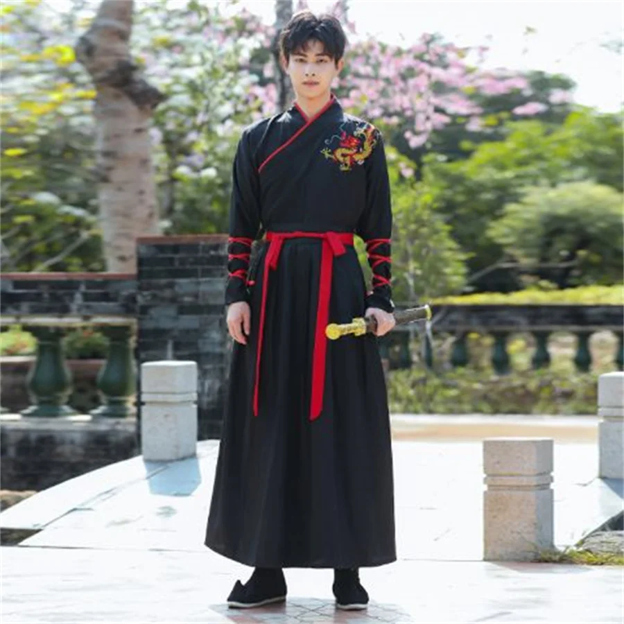 Japońskie Vintage Kimono Samurai Cosplay Ubrania Kobieta Mężczyzna Chiński Hanfu Żuraw Haft Kardigan Yukata Długi Rękaw Retro