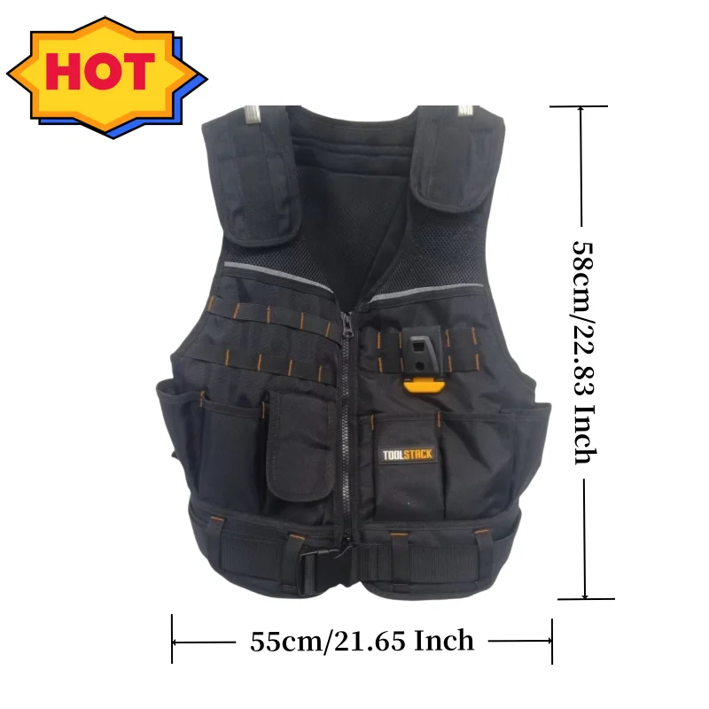 

Brand Toolkit Tactical Vest Outdoor Black Training Hunting Vest Multifunctional Multi-Pocket Jacket Professional Combat Vests