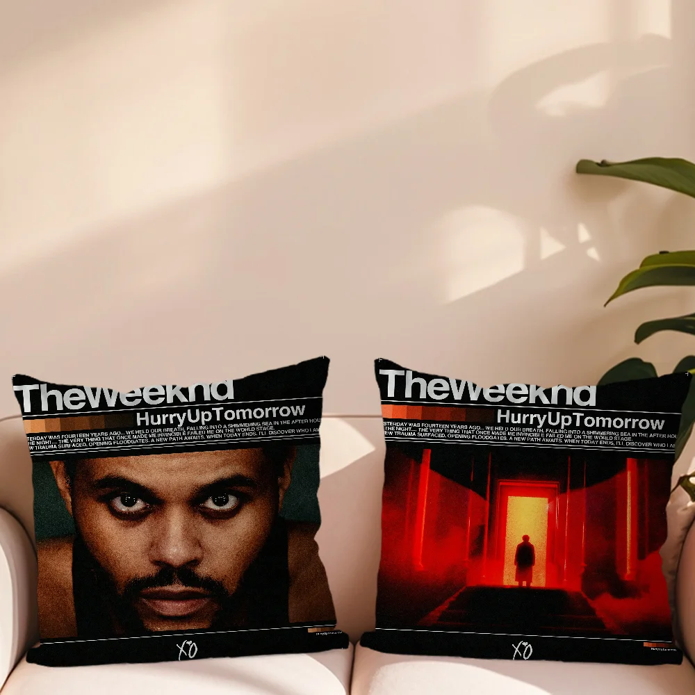 The Weeknd Hurry Up Tomorrow Pillow Case Sofa Decorative Home Printing Cushion Cover