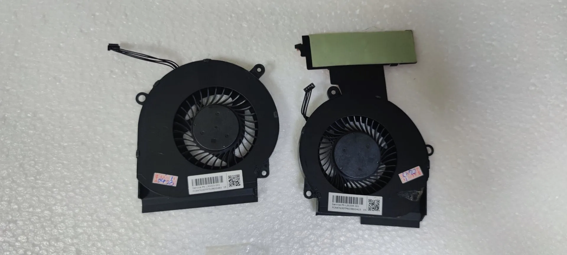 NEW for HP Omen 4 Pro PC 15-DC Series CPU+ GPU cooling fan L30204-001 L29354-001