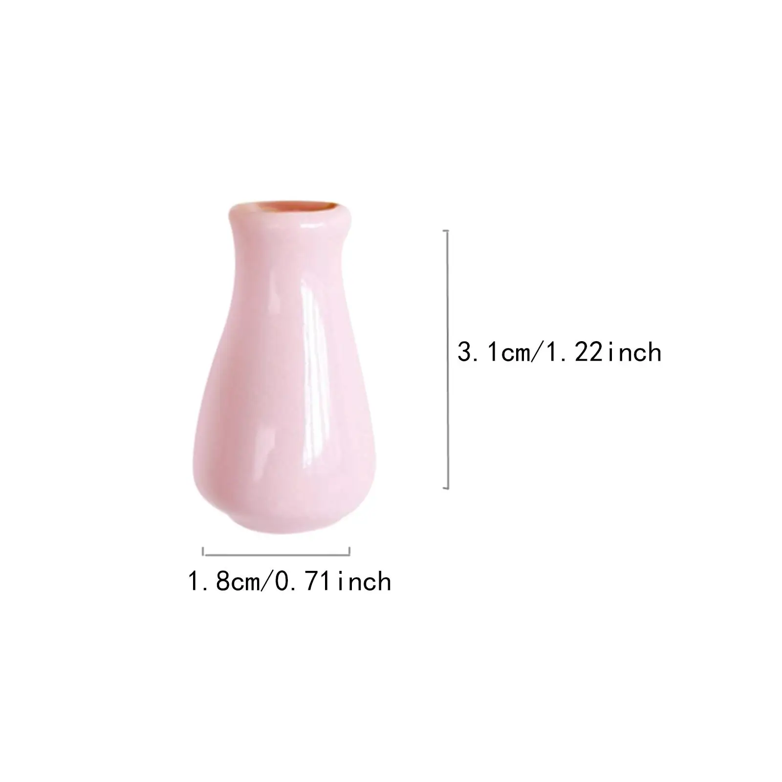 Decorative Ceramic Mini Vase Fridge Magnet 3D Refrigerator Magnets Cute Tiny Flower Accessory for Kitchen Office Door