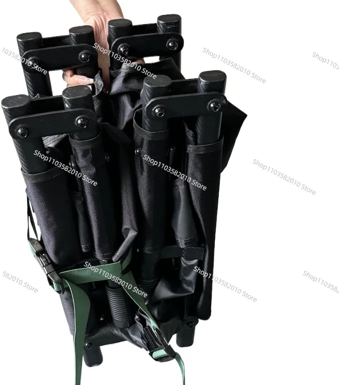 Factory Supply Lightweight Carbon Fiber Triple Folding Rescue Stretcher Load-bearing 200kg