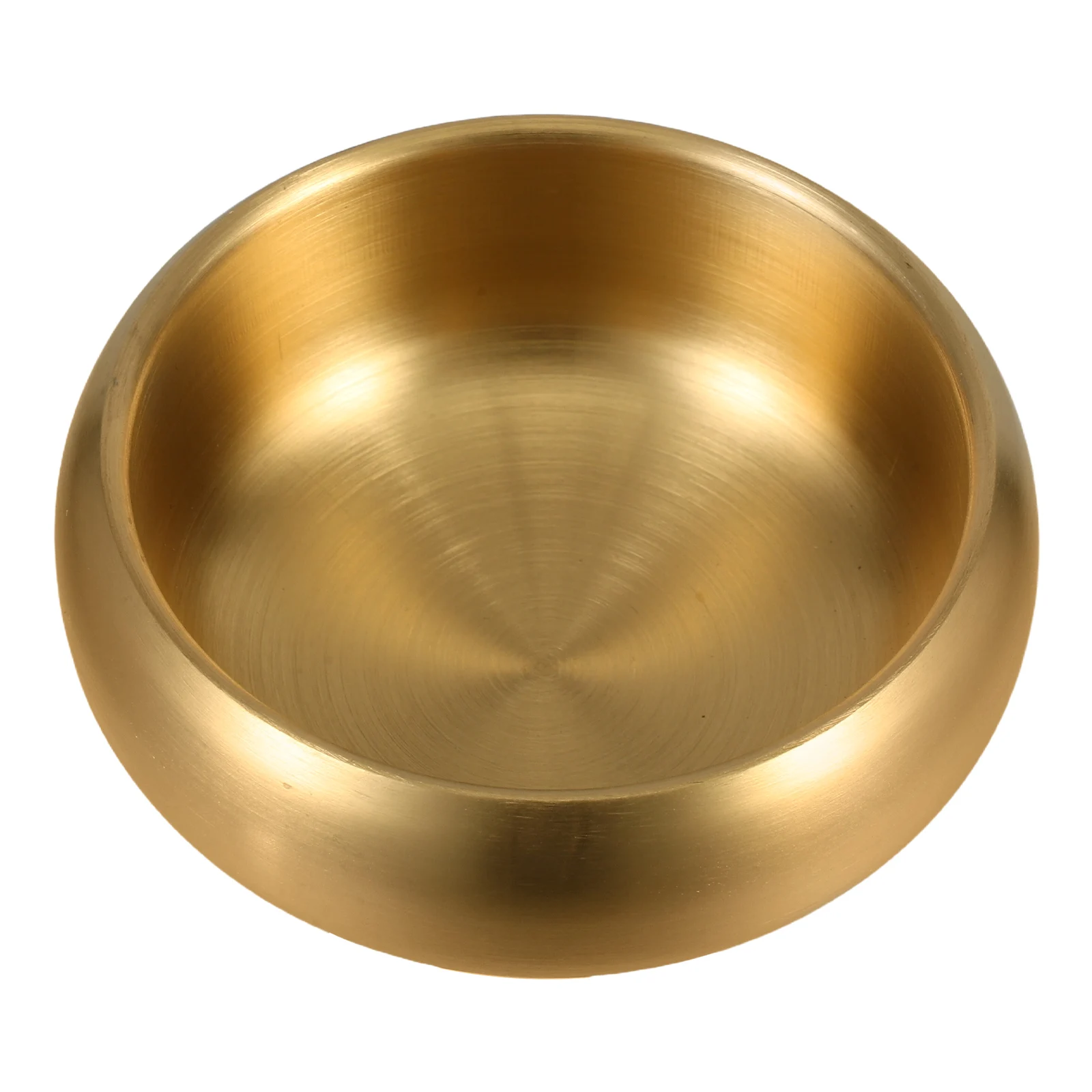 Cuenco de arroz de acero inoxidable 304, cuenco de sopa asiático de doble capa aislado, diseño Vintage coreano, cuencos decorativos para dulces de frutas para el hogar