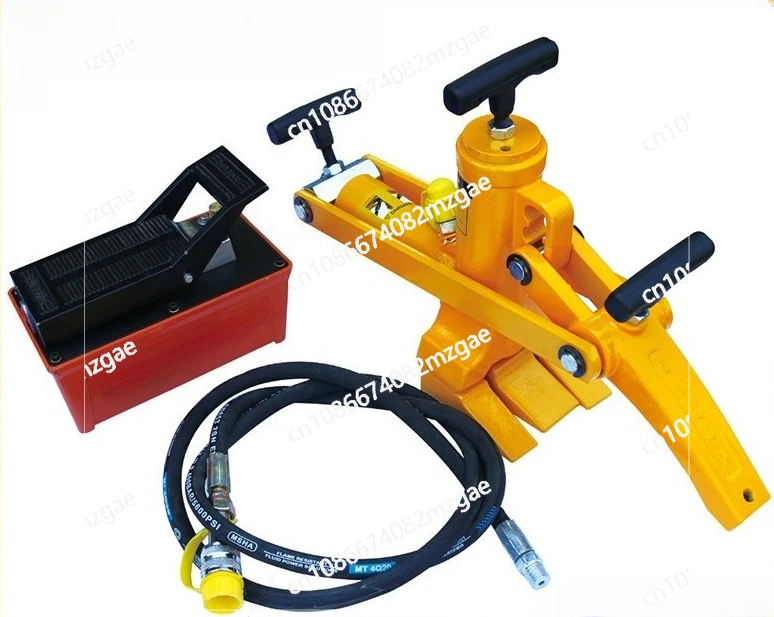 

Tire press, forklift truck tire press, hydraulic tire stripper