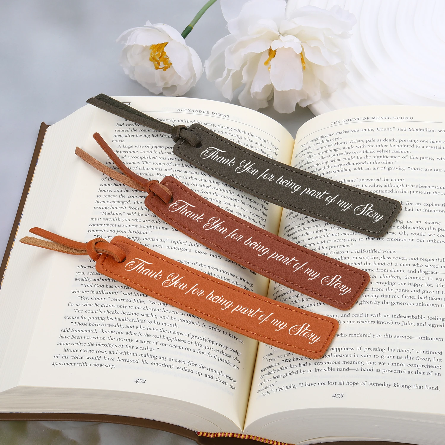 Personalised Bookmark Retirement Gifts for Women Gift for Teacher Coworker Thank You for Being Part of My Story Best Gift