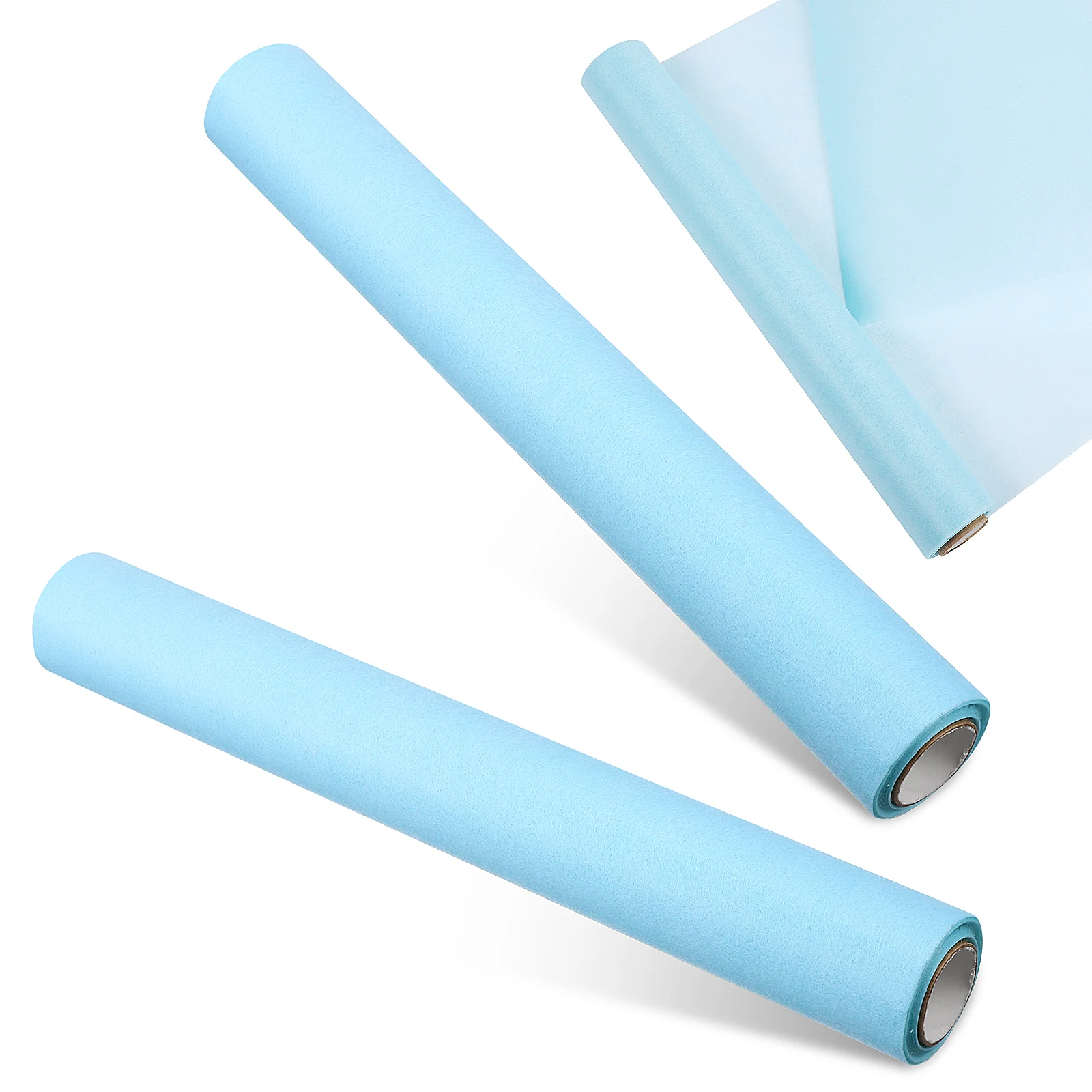 

2 Rolls Disposable Non woven Table Runner Tablecloth Lightweight Decorative Placemat for Parties Weddings Birthday Festivals