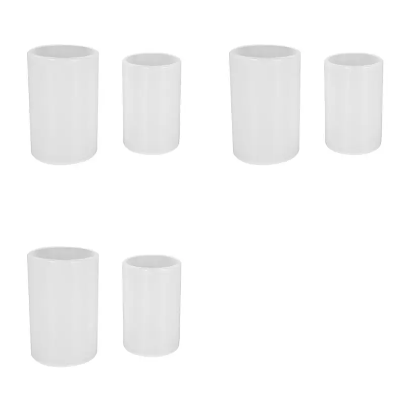 

【CHRISTMAS 】3X 2 Sizes Cylinder Candle Molds Silicone Mold For Candle Making, Pillar Candles Resin Mould Epoxy Resin Casting Mol