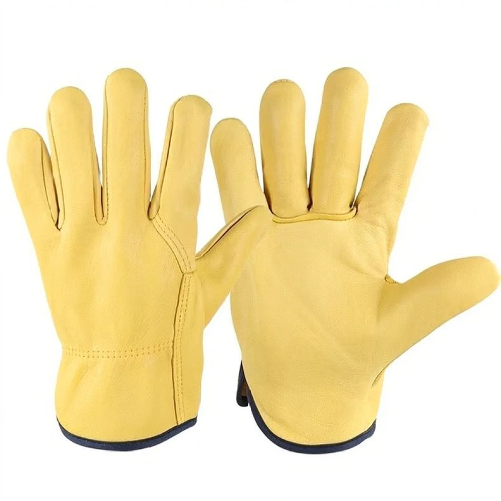 Leatherwork Workshop - Soft Sheepskin Leather Welding Gloves Heat