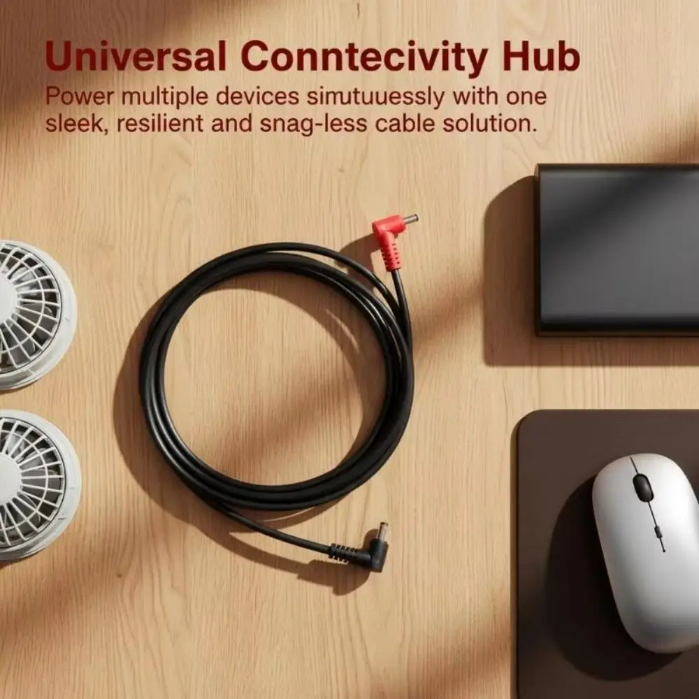 7-36V Voltage Three Line Connection Cable USB Interface Three Line Design USB Fan Power Cord Adjustable Speed Gear