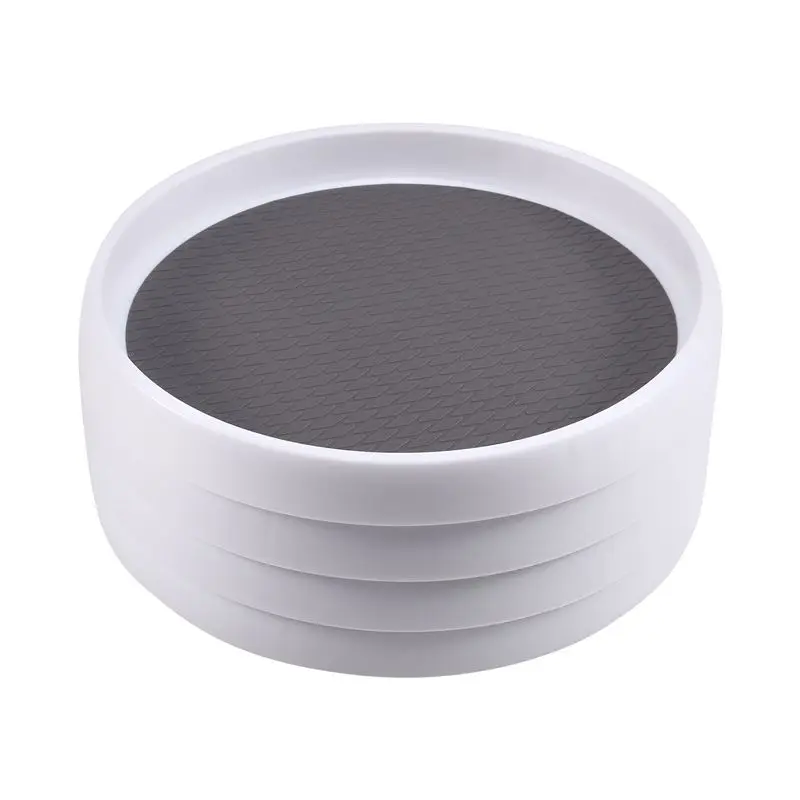 

N84R 4PCS Organizer 10 Inch For Table Top Non-Skid Turntable For Cabinet Pantry Organization And Storage