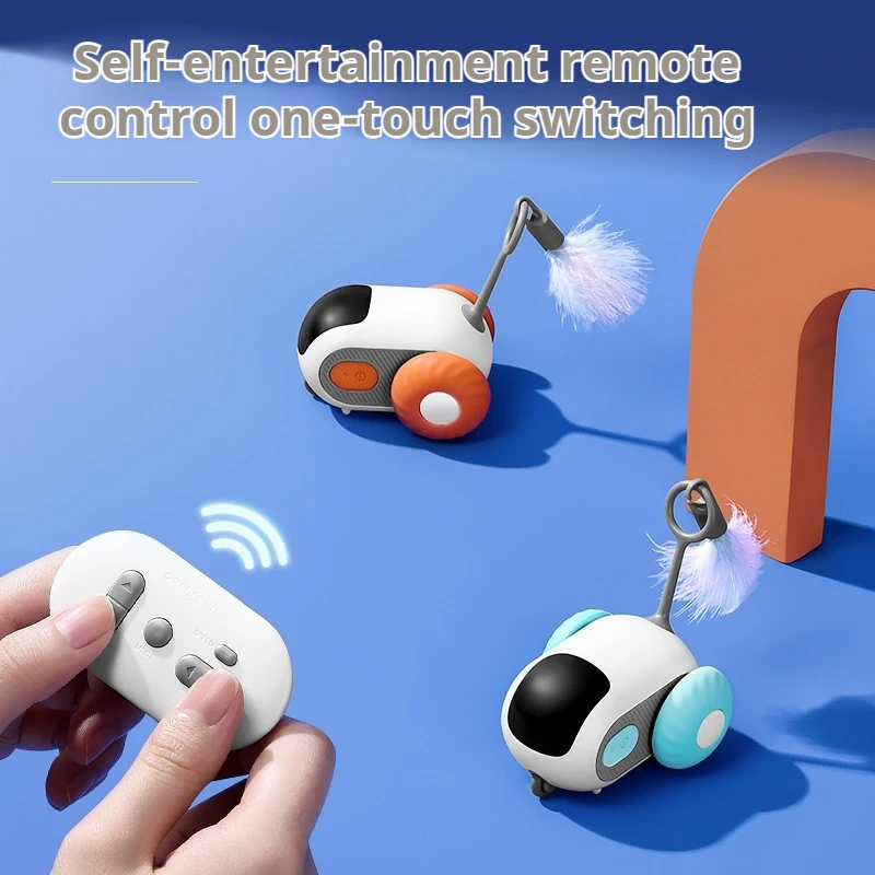 

Intelligent Remote Control Car Toy 2.0 For Cats Interactive Small Mouse Entertainment Pet Plaything Joyful Self-Entertaining