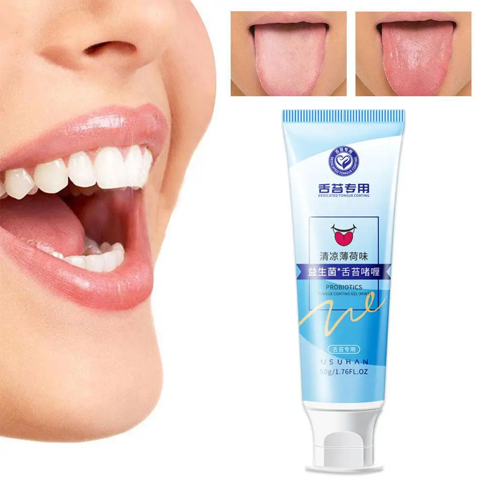 

Tongue Coating Cleaning Gel Scraping Artifact Fresh Breath To Remove Oral Odor To Cleaner For Bad Breath Clean Q0W3