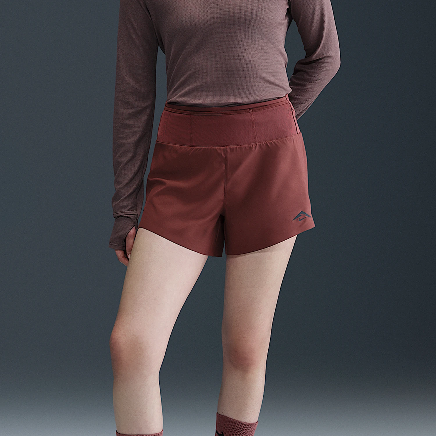 Nike Authentic Trail Dri FIT Women's Leg Split Breathable Shorts HM0281-218