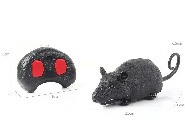 Souris électrique avec télécommande, farces, modèle Animal, jouet pour animaux de compagnie, taquin, chien, chat, fournitures interactives, cadeau d'anniversaire