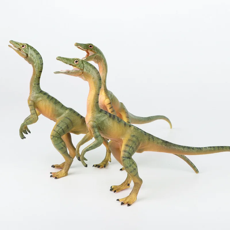 Figuras de acción de dinosaurios del Mundo Jurásico para niños, modelos de animales, Velociraptor, carnívoro, juguetes educativos, nuevo