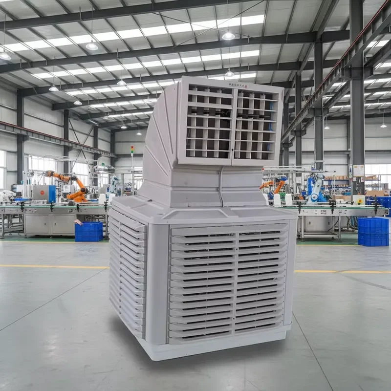 Industrial Evaporative Air Cooler Portable Removable Double and Four Sided Trending Design for Efficient Cooling