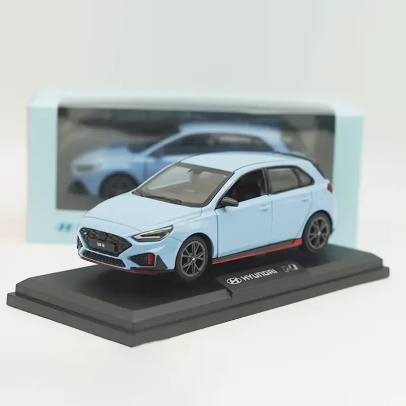 for Hyundai I30 N 1:38 Diecast Alloy SUV Model Static Display Simulation Toy Collection Gift Finished Product