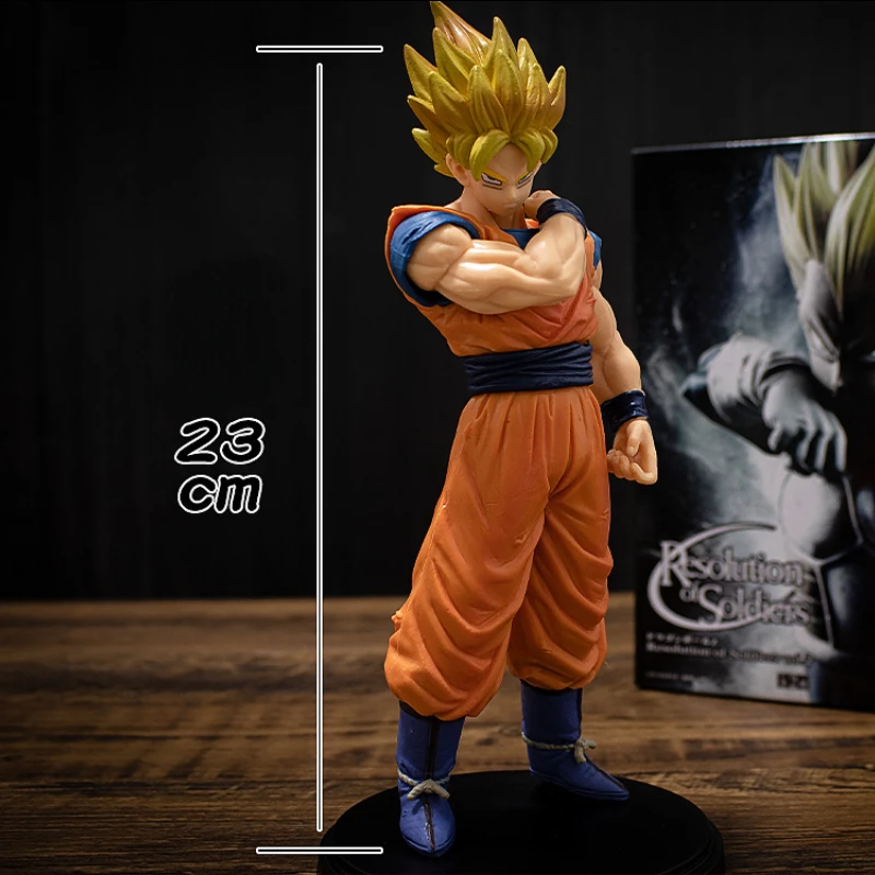Japanse Bandai Figuur Dragon Ball Super Saiyan Son Goku Vegeta Figuur Anime Collectible Beeldjes Model Verjaardagscadeau 22 cm Hot