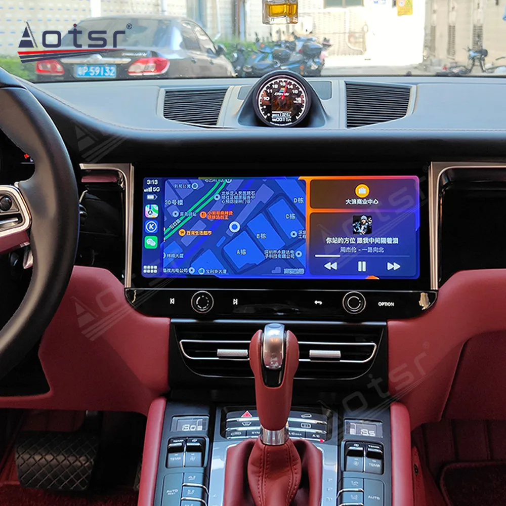 

12,3-дюймовый автомобильный радиоприемник Android 13 CarPlay для Porsche Cayenne 2010-2016, мультимедийный плеер с сенсорным экраном, GPS-навигация, головное устройство DSP