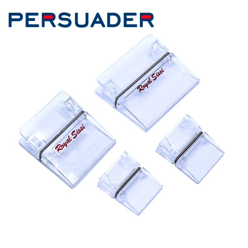 

Зажимы для перьев consuader, 3 размера, прозрачные зажимы для связывания CDC, инструменты для удерживания, волшебный зажим для перьев, зажим для стола