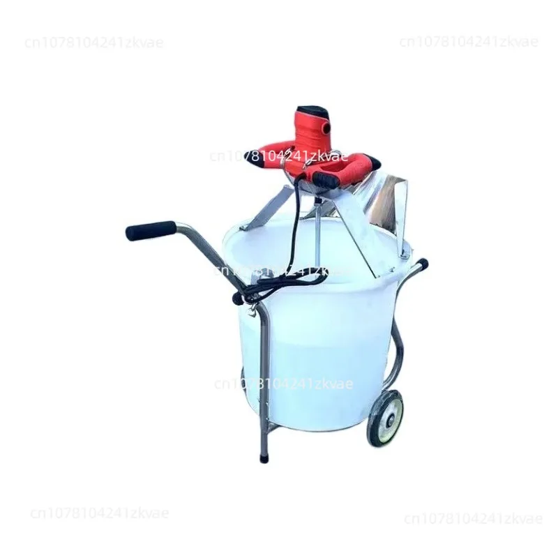 70L Mixing Drum 3000W Capable Of Mixing Gypsum-Based Thick-Layer Self-Leveling Cement 6-Speed Adjustable Mixer