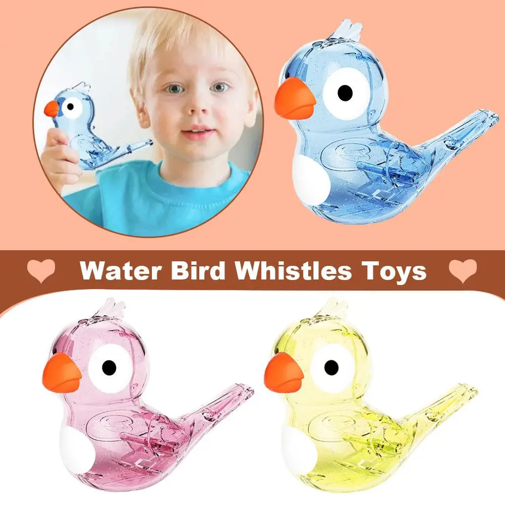 Water Bird Whistle Children's Toys Oral Muscle Pronunciation Bath Toys Water Training Bird Called Instrument Baby Musical E6q8