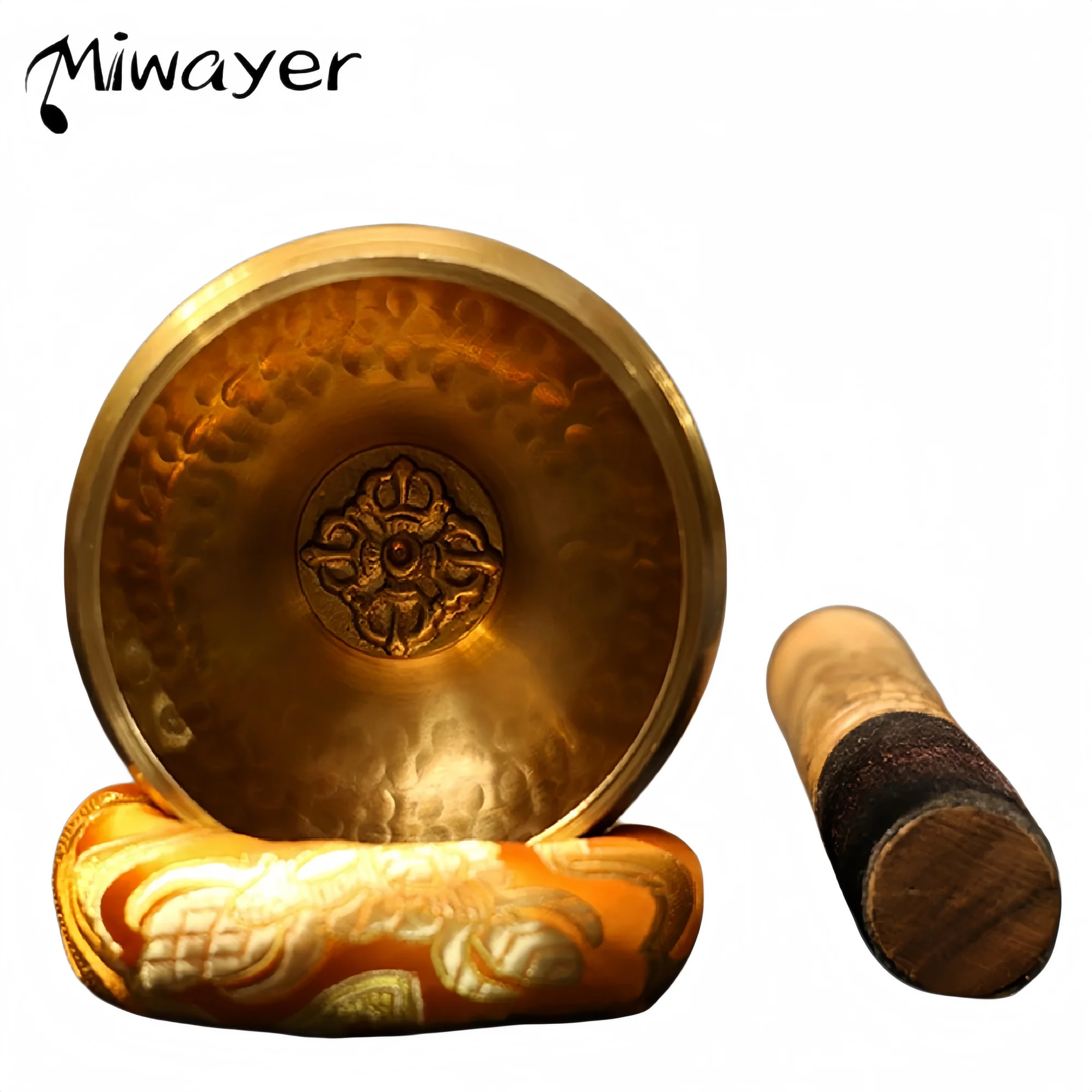 Cuenco Tibetano de Cobre Hecho a Mano Miwayer, Cuenco de Sonido de Nepal y Tibet para Yoga, Meditación, Canto, Sanación, Artículos Religiosos
