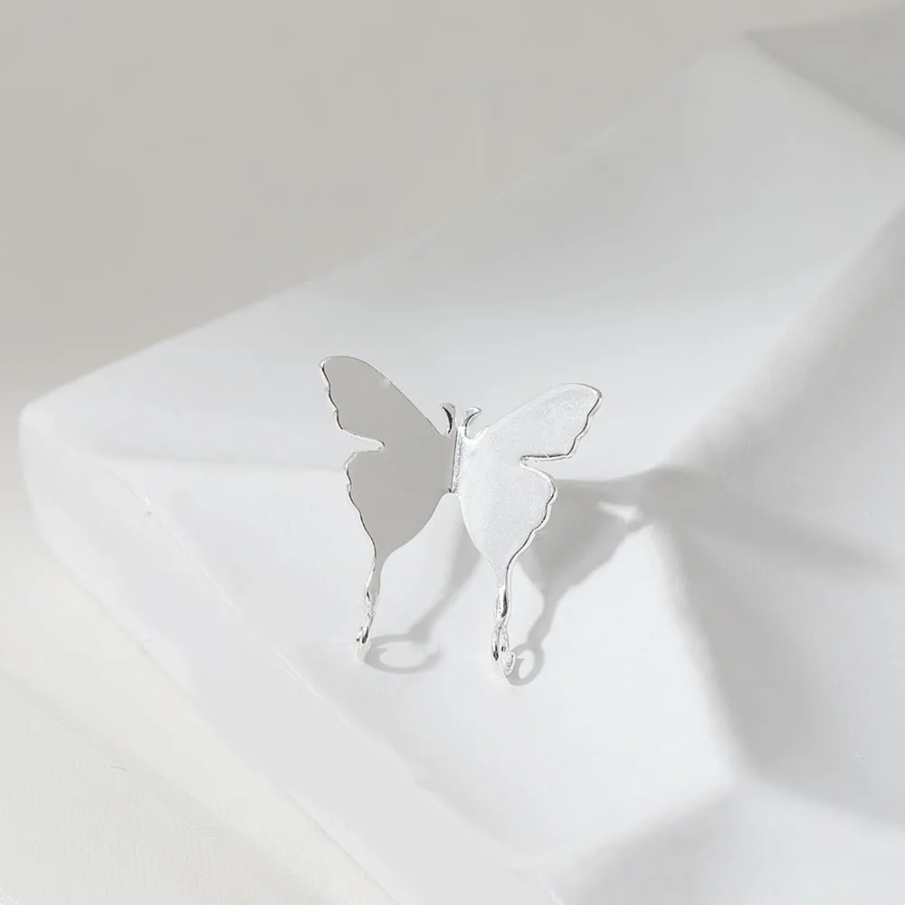 4 قطعة فراشة داينتي الأذن ترصيع صنع المجوهرات مكونات الأقراط DIY بها بنفسك النحاس 14 كيلو مطلية بالذهب اكسسوارات 17*16 مللي متر #4