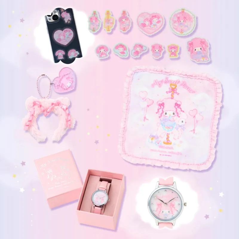Sanrio My Sweet Piano Dreamland's Must-Have Noa Anhänger Puppe Geburtstag Umhängetasche Uhr Aufkleber Spiegel Fingerpuppe Puppenbox