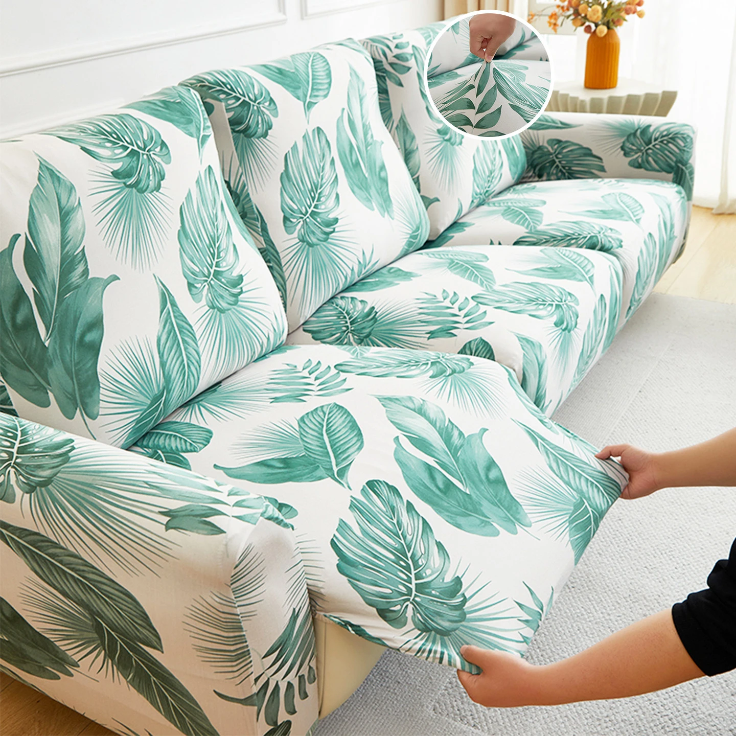 1/2/3/4 Seater Elastic Split Sofa Cover Full Wrap Stretch Universal Sofa Slipcover Removable Furniture Protector for Home Decor