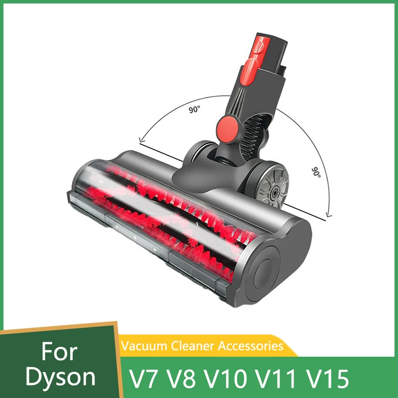 

Turbine Brush Head For Dyson V7 V8 V10 V11 V15 Vacuum Cleaner Floor Attachment with LED Headlights Motorized Brush Head Parts