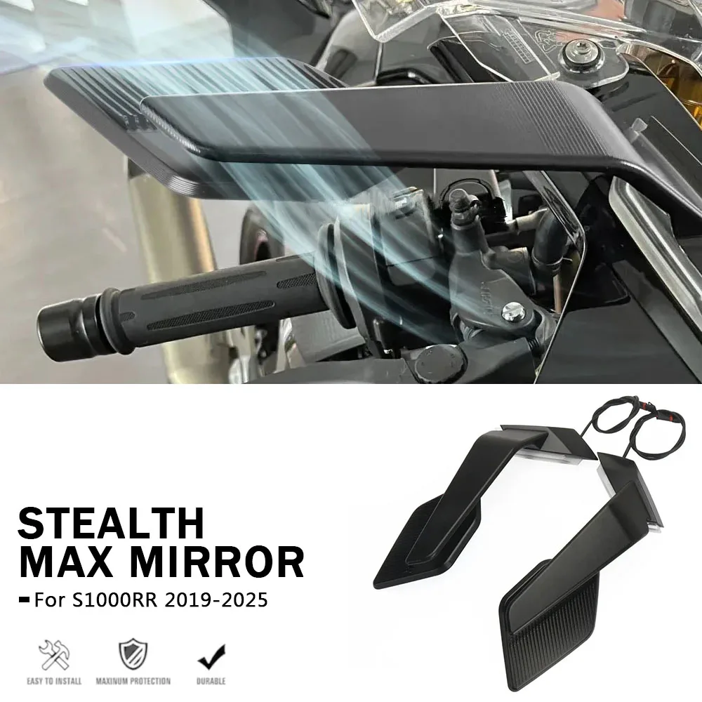 

Аксессуары для мотоциклов 2024, указатели поворота, светодиодные зеркала заднего вида с плавкой для BMW S1000RR S1000 RR S 1000 RR 2019-2025