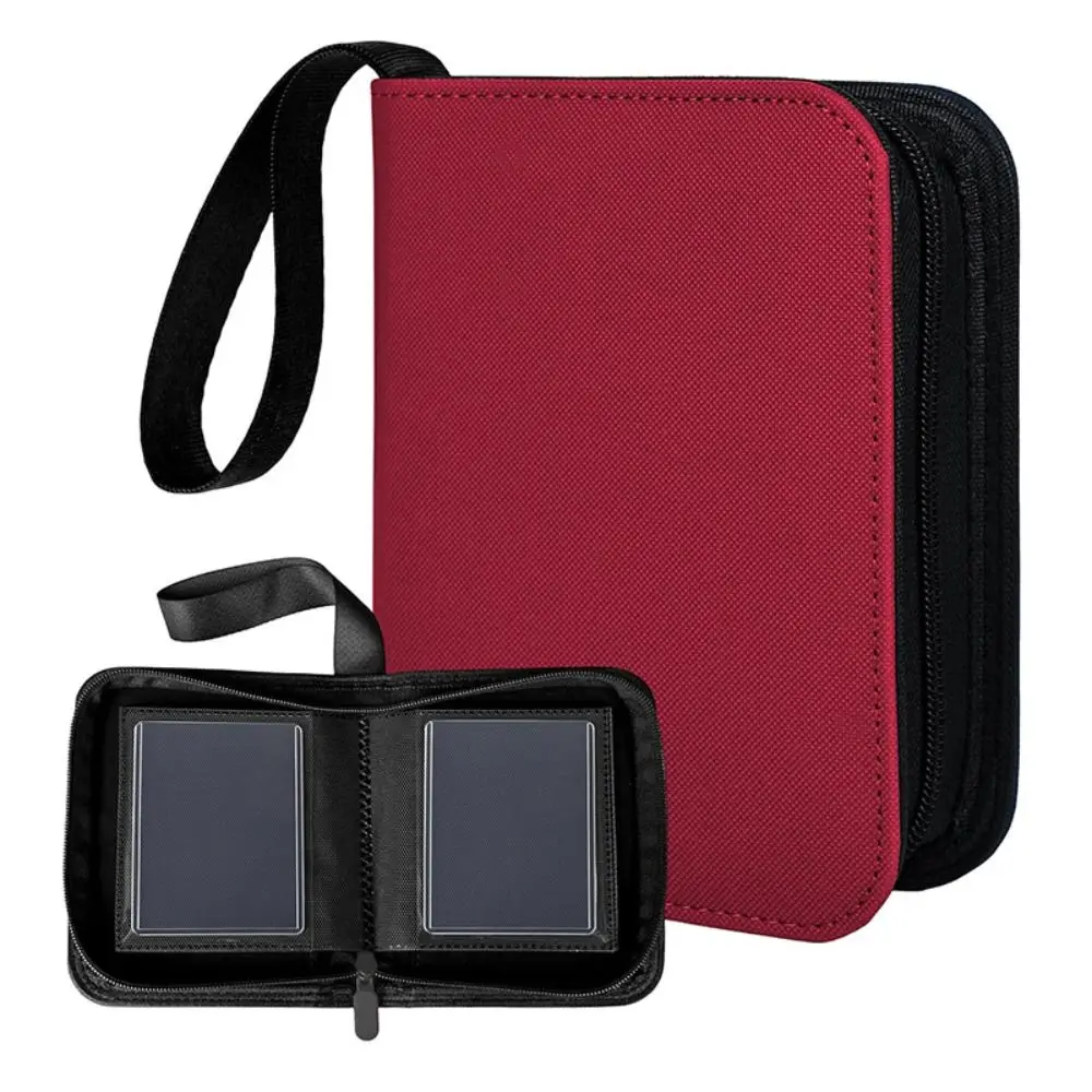 Portable 40 Pockets Trading Card Album 3x4inch Durable Photocard Holder Diamond Leather Mini Card Binder Card Collection